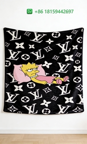Louis Vuitton Throw Blankets